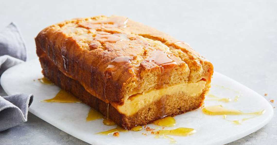 Golden Syrup Custard Cake